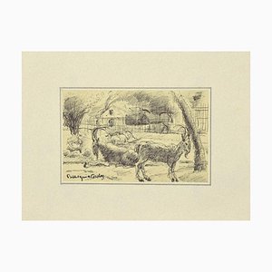 Mogniat-Duclos Bertrand, Animals In the Enclosure, Artwork, 1950s