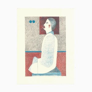 Alfonso Avanessian, Figure, Lithograph, 1969