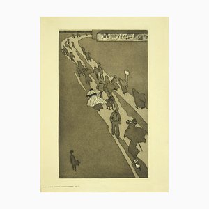 Eugen Kirchner, The Exodus, Etching, Early 20th Century