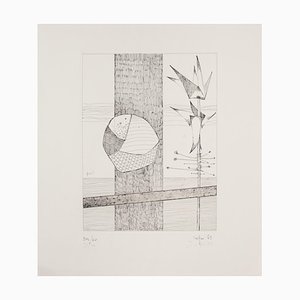 Rolando Persi, Composition, Etching, 1973