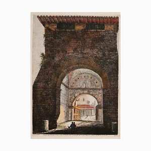 Luigi Rossini, Arch, Etching, 19th Century