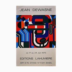 Jean Dewasne, Jean Dewasne Exhibition, Screen Print and Offset, 1975