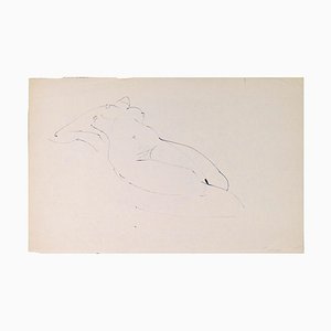Louis Touchagues, Nackte Frau liegend, Artwork, Mitte 20. Jahrhundert