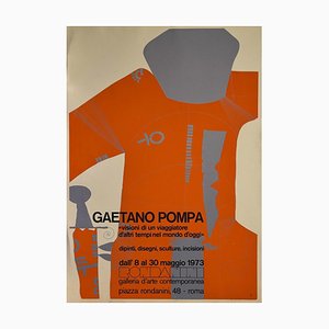 Gaetano Pompa, Visions of A Oldtime Traveller in the Present Day World, Vintage Poster, 1973