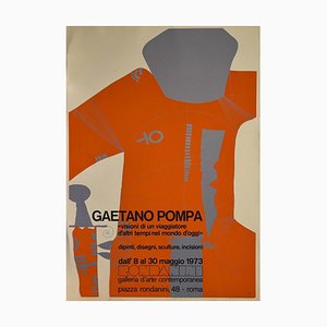 Gaetano Pompa, Visions of An Old-time Traveller in the Present Day World, Vintage Poster, 1973