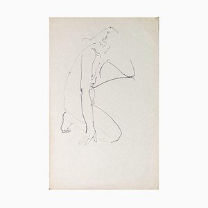 Louis Touchagues, Nude of Woman, Artwork, Mid-20th Century