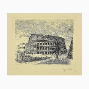 Giuseppe Malandrino, Colosseum, Etching, años 70