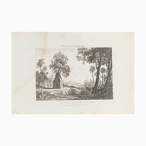 Desconocido, Paisaje, Litografía, siglo XIX