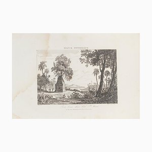 Inconnu, Paysage, Lithographie, 19ème Siècle