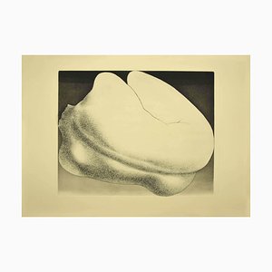 Giacomo Porzano - Prix - Femme de Shouldes - Gravure à l'Eau Forte - 1970s