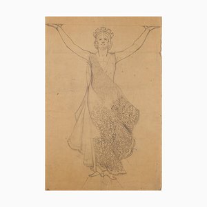 Unknown - Allegory - Original Pencil on Paper - 20th Century