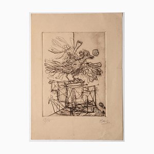 Impresión de Miguel Angel Ibartz - the Bird - Original sobre papel - Mid-20th Century