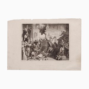 After Tintoretto - Venice - Gravure à l'Eau-Forte Original sur Papier - 1870