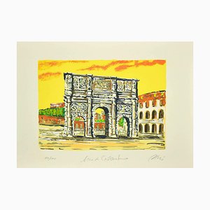 Marco Orsi - Roman Arch - Siebdruck - 1980er
