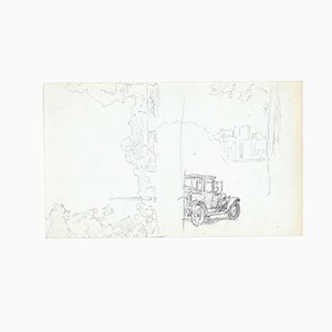 Gabriele Galantara - Sketches - Dessin au Plume Original - Début 20ème Siècle