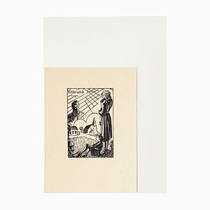 André Roland Brudieux - Souvenirs - Woodcut on Paper - 1940s