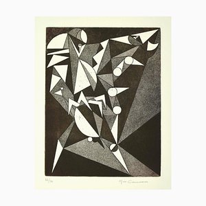 Desconocido - Composition - Original Etching on Paper de Mario Gianmarco - 20th century
