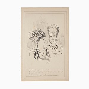 Desconocido - Figuras - Tinta sobre papel después de Gh De Beaumont - A principios del siglo XX