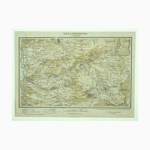 Desconocido - Mapa de Vallombrosa - Florence 1926