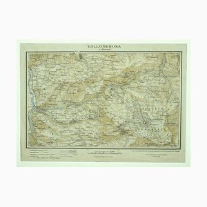 Unknown - Map of Vallombrosa - Florence 1926