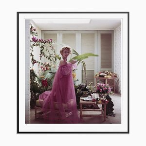 Eva Gabor Framed in Black by Slim Aarons