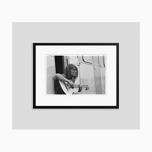 Francoise Hardy Archival Pigment Print Framed in Black by Giancarlo Botti