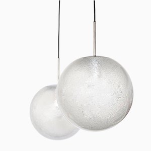 Lampe à Suspension Ball de Glashütte Limburg, 1960s