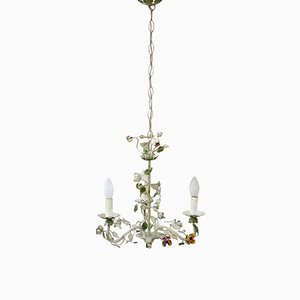 Painted Iron Ceiling Lamp, 1930s