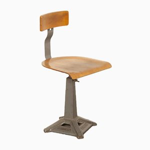 Grey Work Stool from Singer