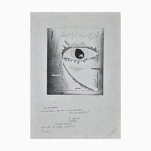 Acquaforte Ennio Pouchard - Understand - 1976