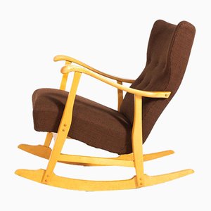 Sculptural Rocking Chair by Elias Svedberg for Nordiska Kompaniet, 1950s