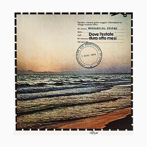 Claudio Cintoli, El mar y el cielo, Litografía, 1974