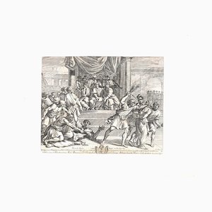 Inconnu - Saint Paul et Silas - Gravure à l'Eau-Forte originale - 19ème Siècle