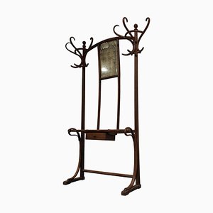 Thonet No.4 Coat Stand with Mirror, 1920s
