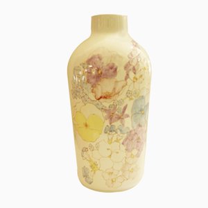 Floral Ceramic Vase from Ernestine Salerno, 1950s