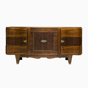 Art Deco French Rosewood Sideboard by Jules Leleu, 1930s