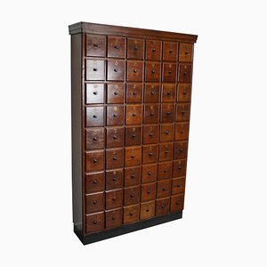 Large Dutch Oak Apothecary Cabinet, 1920s