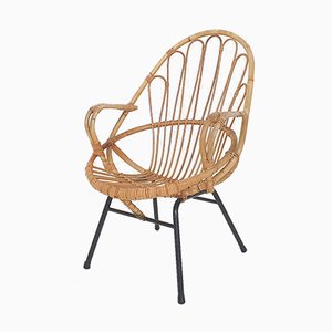 Bamboo Lounge Chair by Rohe Noordwolde, The Netherlands 1950s
