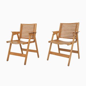 Chaises Pliantes par Niko Kralj pour Les Linta, Slovenia, 1956, Set de 2