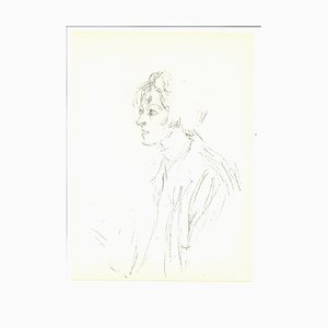 Alberto Giacometti, Porträt, Lithographie, 1964