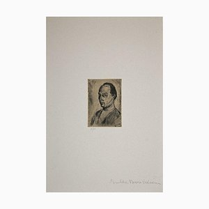 Giuseppe Viviani, Autoportrait, Gravure, 1983 (1931)