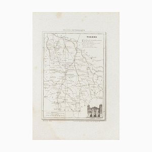 Inconnu, Carte de Vienne, Gravure, 19ème Siècle