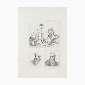 Lithographie, 19ème Siècle, Costumes et Portraits, Inconnu