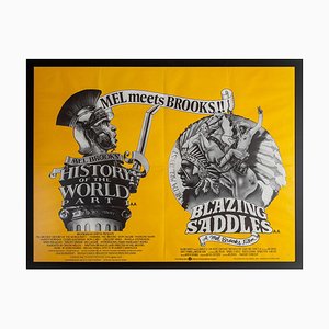 Poster di un film con sferette fiammanti di Mel Brooks