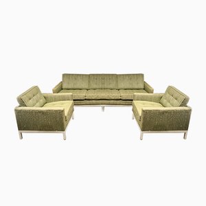 Living Room Set by Florence Knoll Bassett for Knoll Inc. / Knoll International, 1954, Set of 3