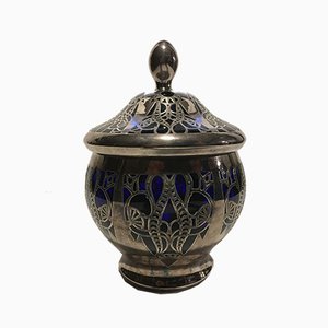 Antique Pot with Lid by Friedrich Deusch for Deusch Schwäbisch Gmünd
