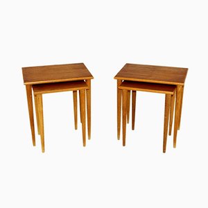 Swedish Teak Nesting Tables, 1960s, Set of 2