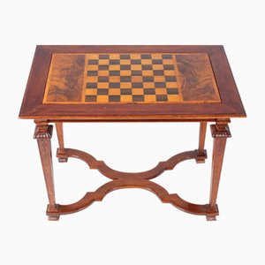 Walnut Chess and Backgammon Table, 1780s