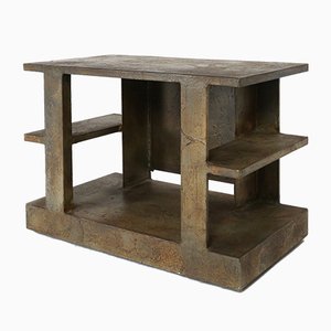 Table d'Appoint ou Table de Télévision Brutaliste par Pia Manu, 1970s