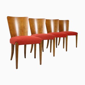 Model H-214 Dining Chairs by Jindrich Halabala, Set of 4
